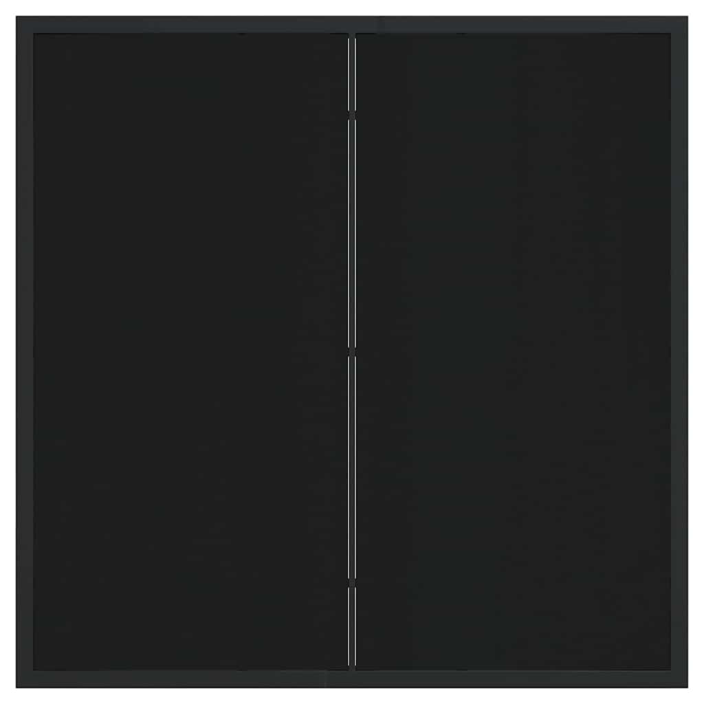 Set da Pranzo per Giardino 3 pcs Grigio e Nero Rattan | homemem39