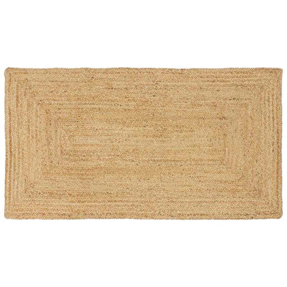 Tappeto da Area Beige 80 x 150 cm Juta