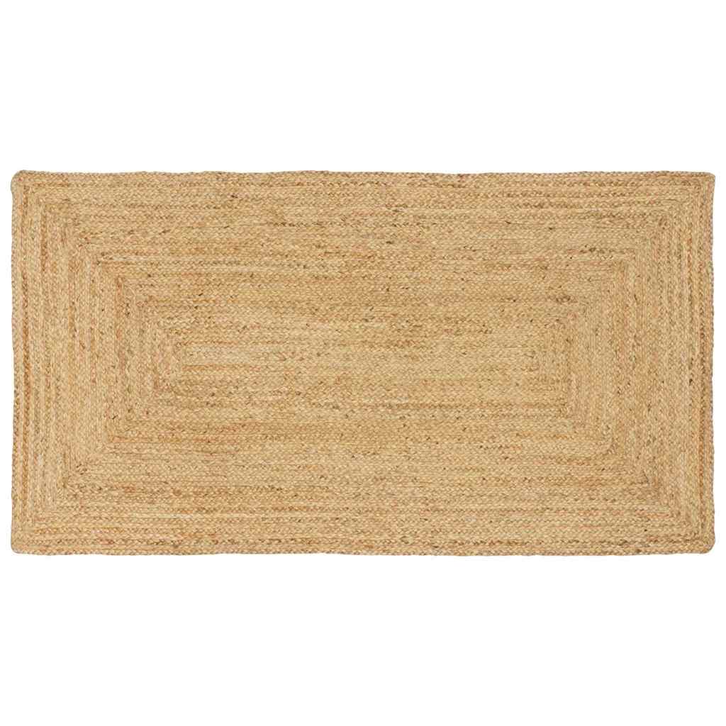 Tappeto da Area Beige 80 x 200 cm Juta - homemem39