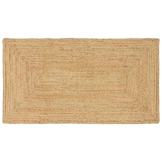 Tappeto da Area Beige 100 x 200 cm Juta - homemem39