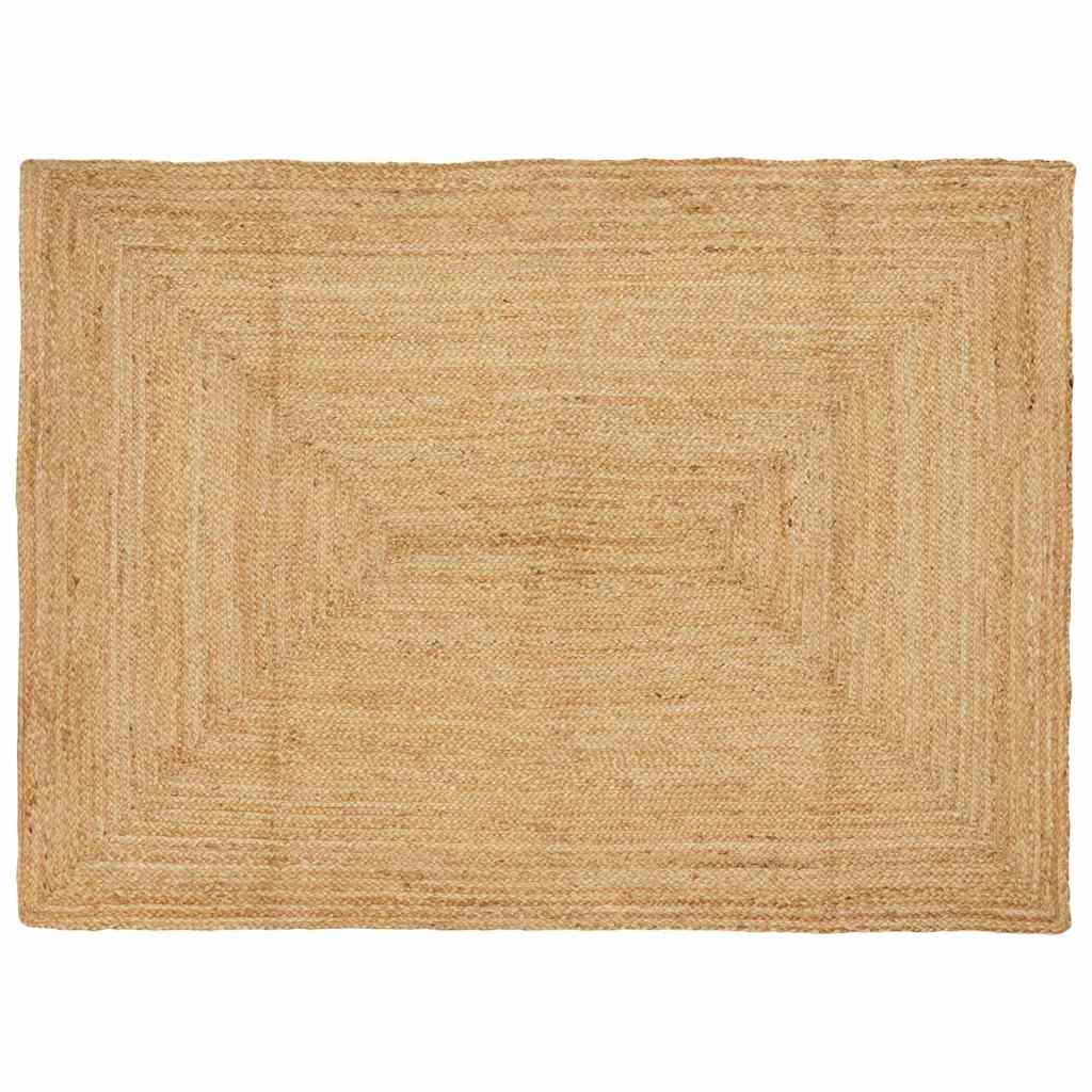 Tappeto da Area Beige 120 x 170 cm Juta - homemem39