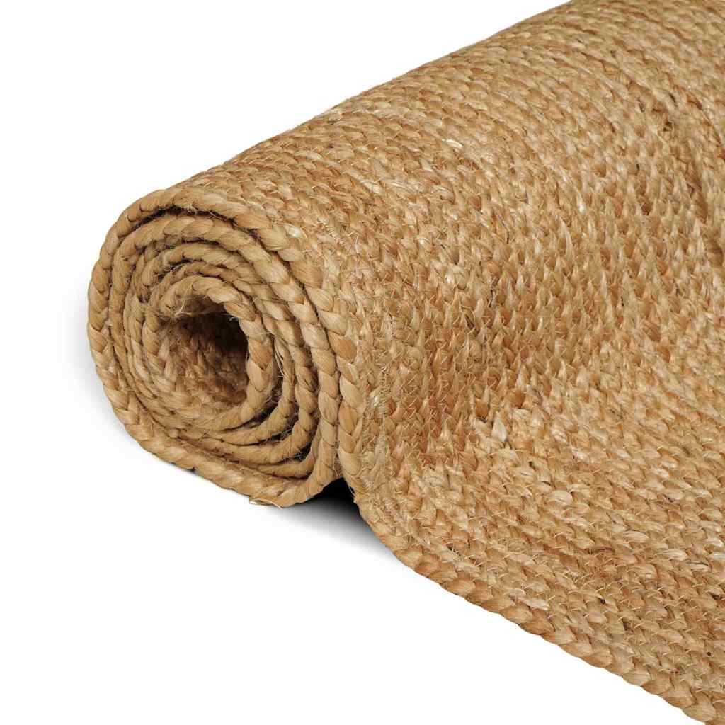Tappeto da Area Beige 240 x 240 cm Juta - homemem39