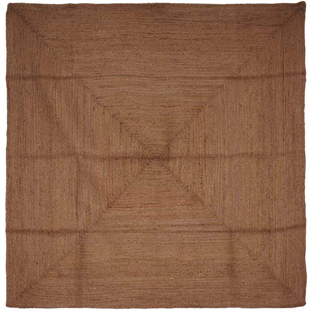Tappeto da Area Grigio 240 x 240 cm Juta