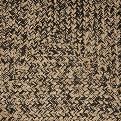 Tappeto Naturale e nero 120 x 170 cm Juta