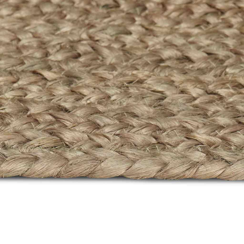 Tappeto Grigio 120 x 120 cm Juta