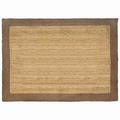Tappeti per area Naturale e Grigio 160 x 230 cm Juta | homemem39