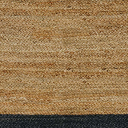Tappeti per area Naturale e Grigio Scuro 80 x 150 cm Juta | homemem39