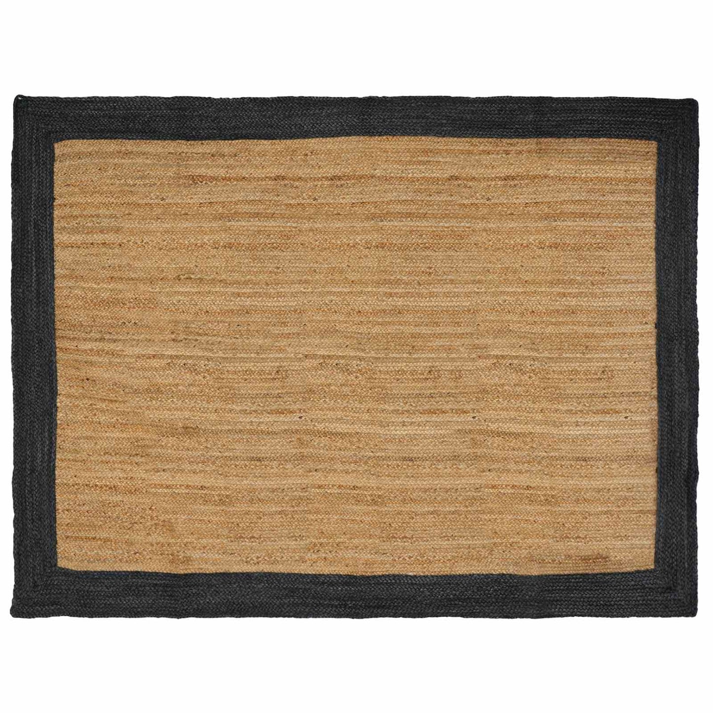 Tappeti per area Naturale e Grigio Scuro 160 x 230 cm Juta | homemem39