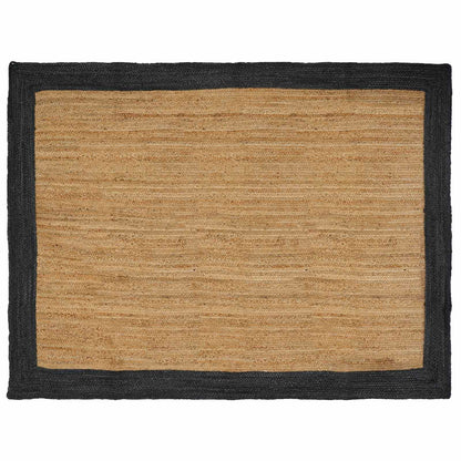 Tappeti per area Naturale e Grigio Scuro 160 x 230 cm Juta | homemem39