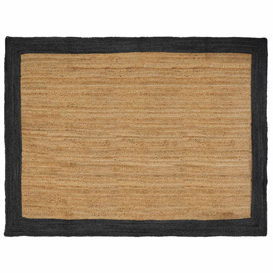 Tappeti per area Naturale e Grigio Scuro 240 x 340 cm Juta | homemem39