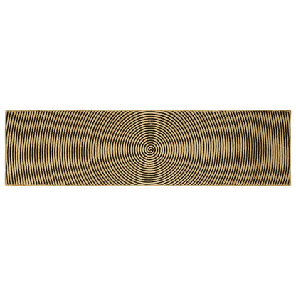 Tappeto Naturale e Nero 80 x 300 cm Juta | homemem39