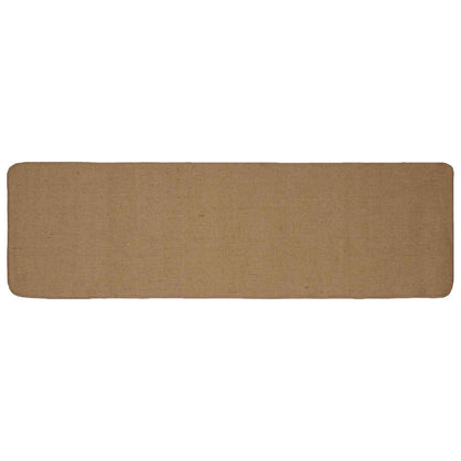 Tappeto da Area Marrone Chiaro 60 x 200 cm Juta