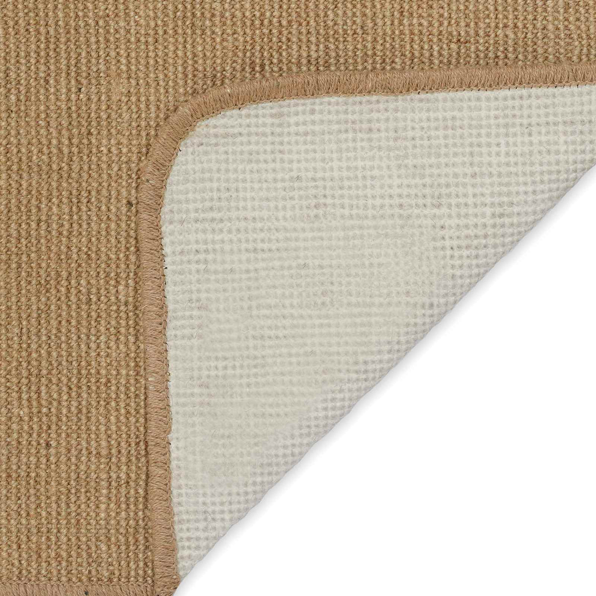 Tappeto da Area Marrone Chiaro 240 x 240 cm Juta