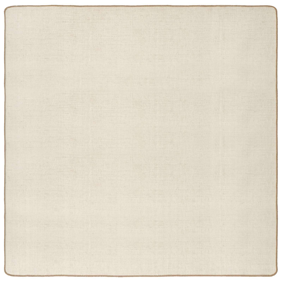 Tappeto da Area Marrone Chiaro 240 x 240 cm Juta
