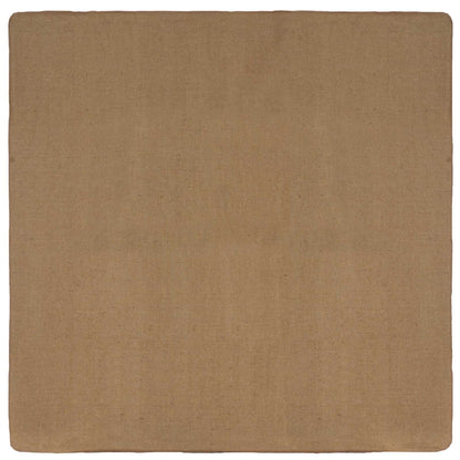 Tappeto da Area Marrone Chiaro 300 x 300 cm Juta