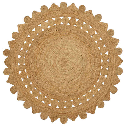 Tappeto Marrone Ø 180 cm Juta