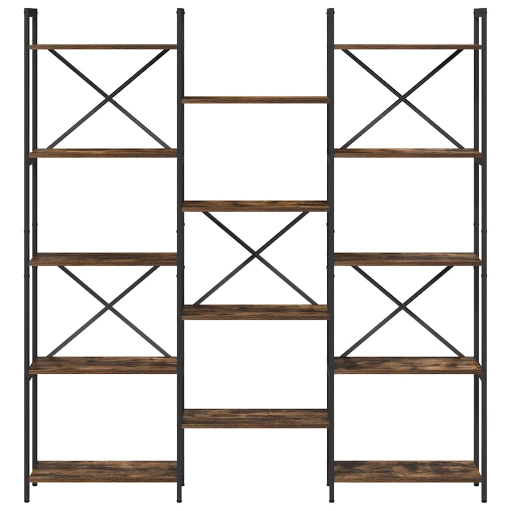 Libreria Rovere fumo 156 x 25 x 167.5 cm Legno multistrato