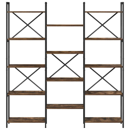 Libreria Rovere fumo 156 x 25 x 167.5 cm Legno multistrato