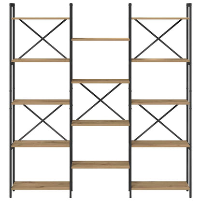 Libreria rovere artigianale 156 x 25 x 167.5 cm