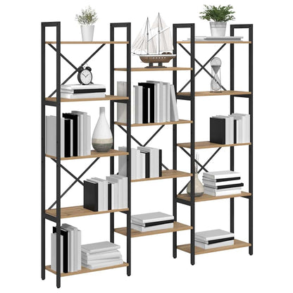 Libreria rovere artigianale 156 x 25 x 167.5 cm