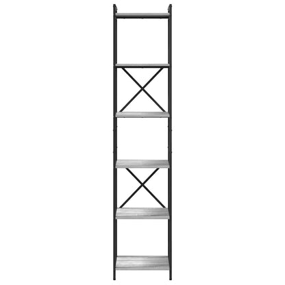 Libreria Grigio sonoma 40 x 30 x 188 cm Legno multistrato