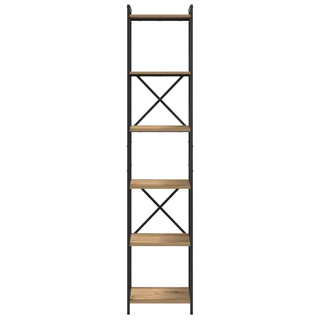 Libreria rovere artigianale 40 x 30 x 188 cm Legno multistrato