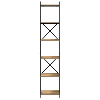 Libreria rovere artigianale 40 x 30 x 188 cm Legno multistrato