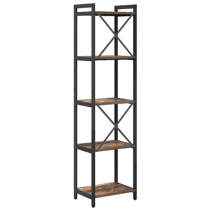 Libreria Rovere fumo 40 x 30 x 153 cm Legno multistrato