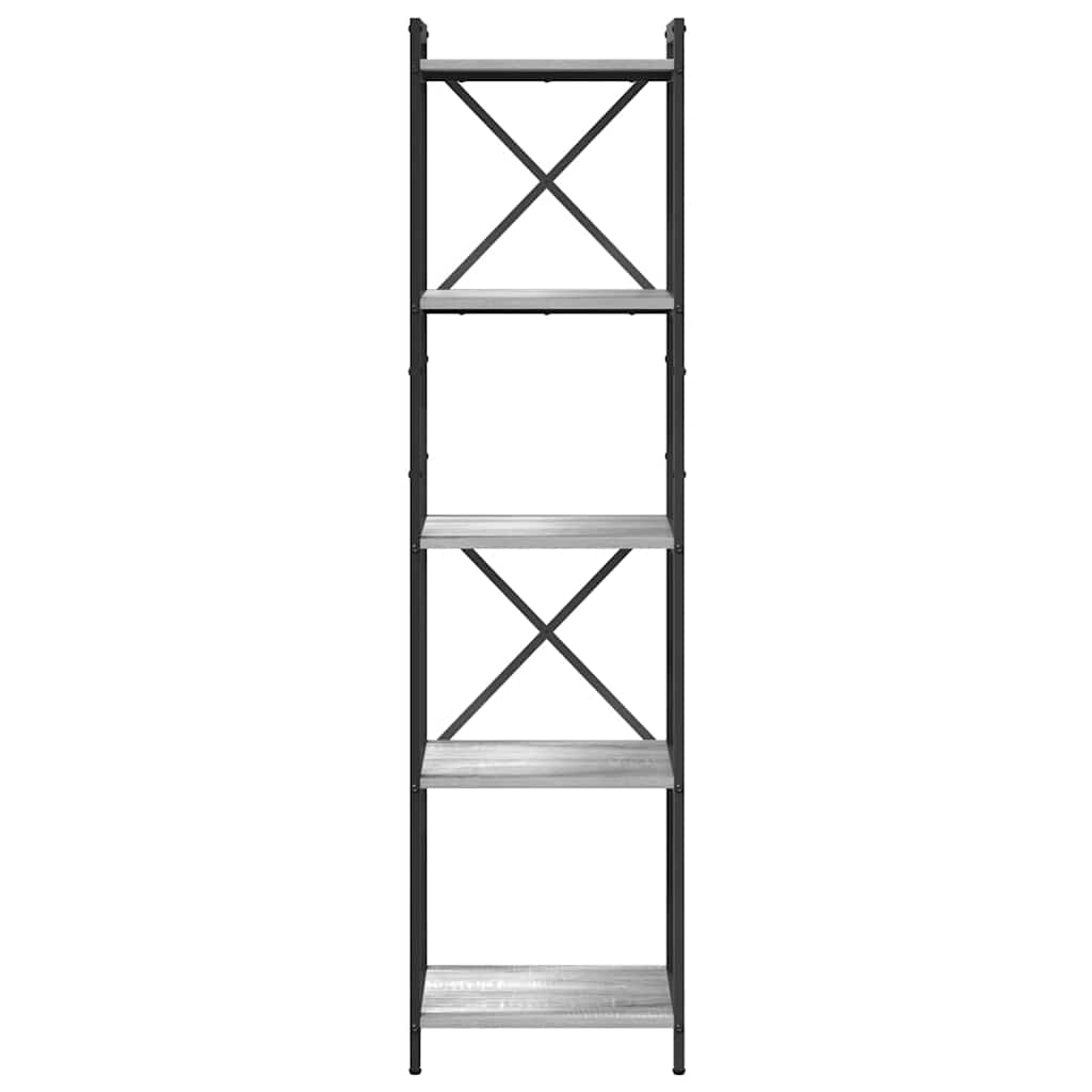 Libreria Grigio sonoma 40 x 30 x 153 cm Legno multistrato