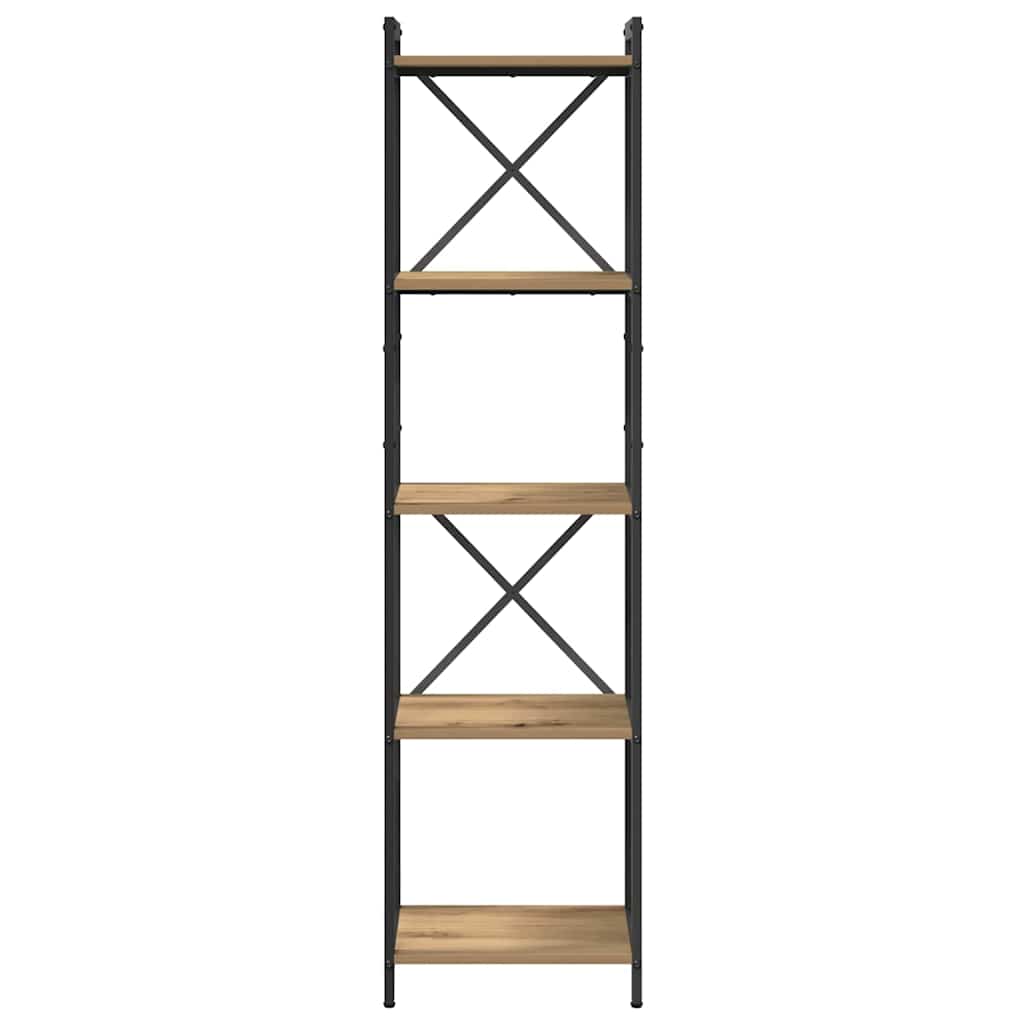 Libreria rovere artigianale 40 x 30 x 153 cm Legno multistrato