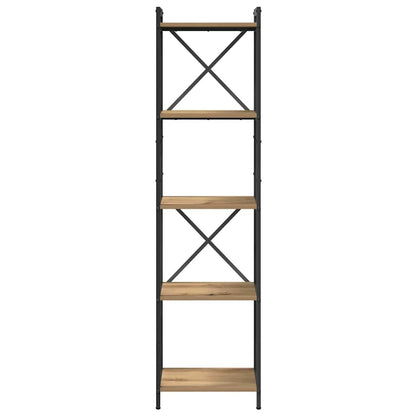 Libreria rovere artigianale 40 x 30 x 153 cm Legno multistrato