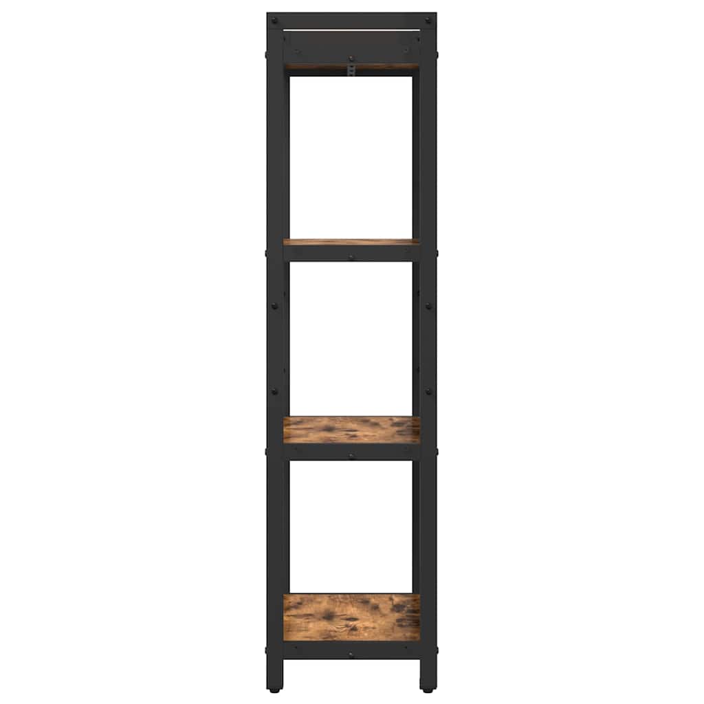 Libreria Rovere fumo 40 x 30 x 118 cm Legno multistrato