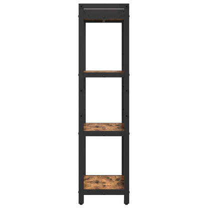 Libreria Rovere fumo 40 x 30 x 118 cm Legno multistrato