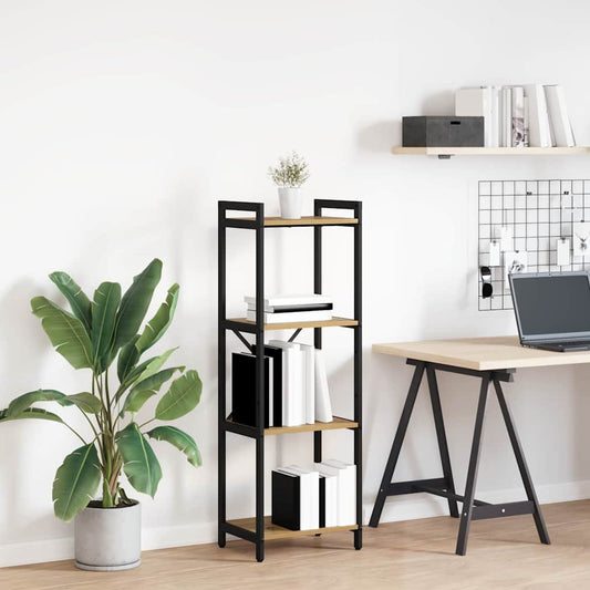 Libreria rovere artigianale 40 x 30 x 118 cm Legno multistrato