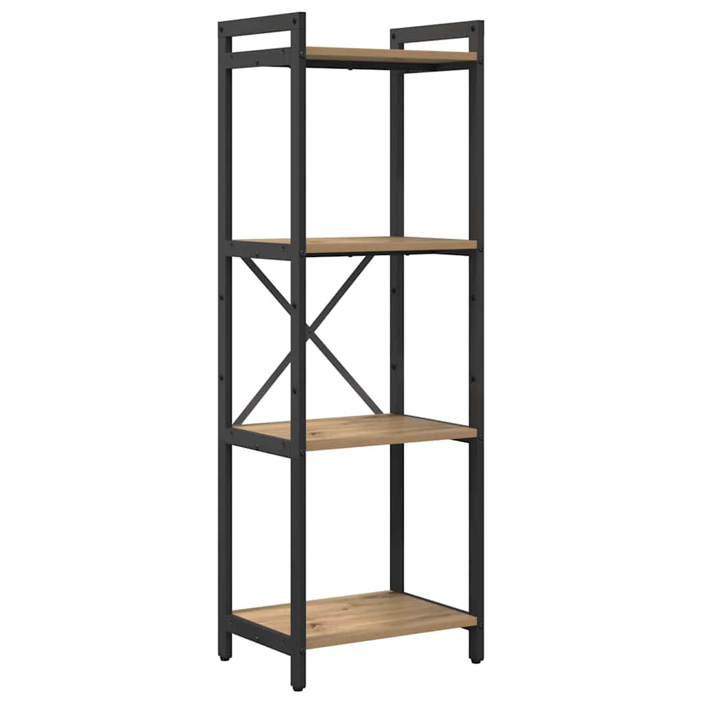 Libreria rovere artigianale 40 x 30 x 118 cm Legno multistrato