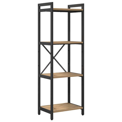 Libreria rovere artigianale 40 x 30 x 118 cm Legno multistrato