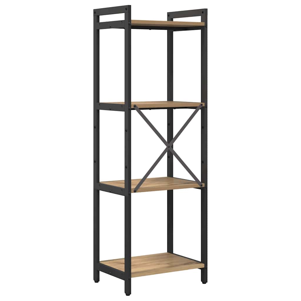 Libreria rovere artigianale 40 x 30 x 118 cm Legno multistrato