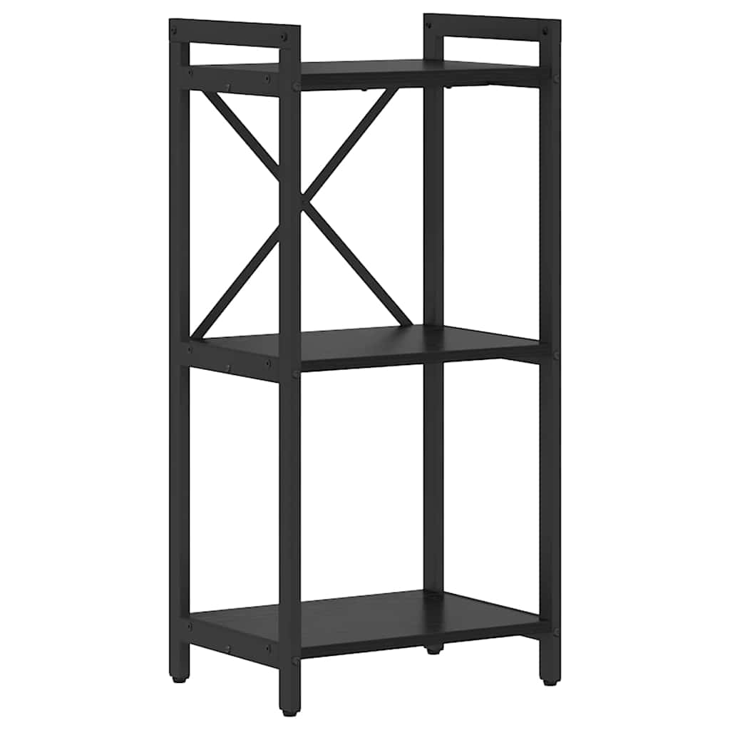 Libreria Rovere nero 40 x 30 x 83 cm Legno multistrato