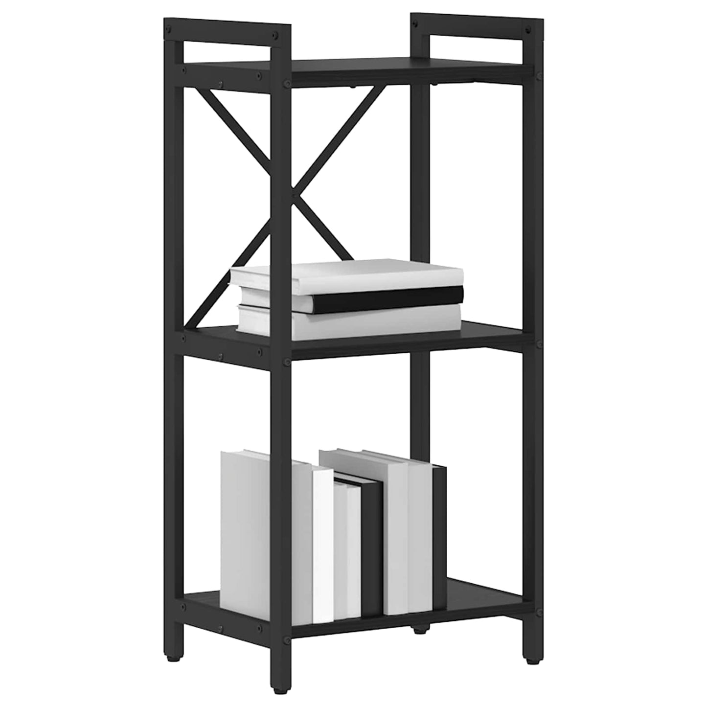 Libreria Rovere Nero 40 x 30 x 85 cm Legno multistrato | homemem39