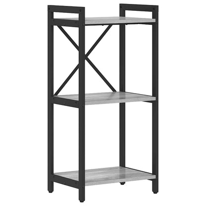 Libreria Grigio sonoma 40 x 30 x 85 cm Legno multistrato | homemem39