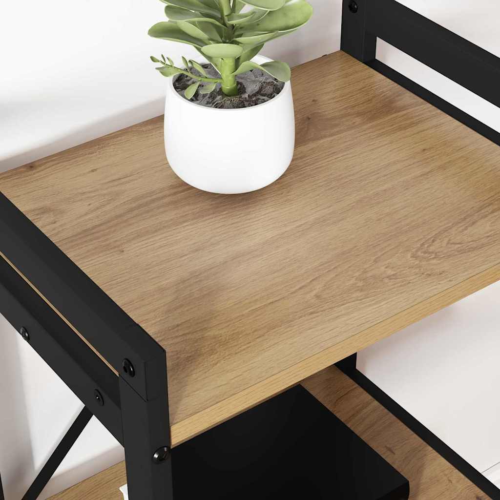 Libreria rovere artigianale 40 x 30 x 83 cm Legno multistrato