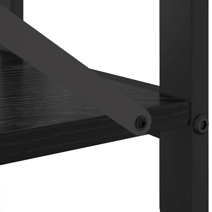 Libreria Rovere nero 40 x 30 x 48.5 cm Legno multistrato