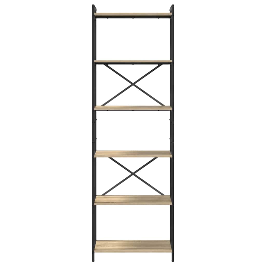 Libreria rovere sonoma 60 x 30 x 188 cm Legno multistrato