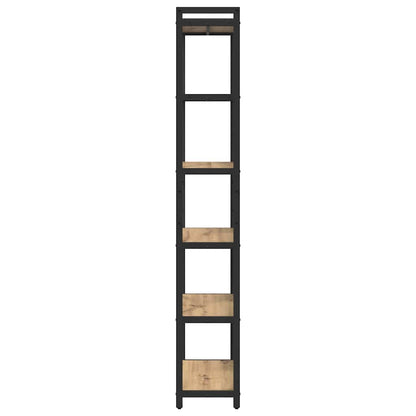 Libreria rovere artigianale 60 x 30 x 188 cm Legno multistrato