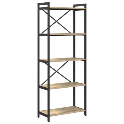 Libreria Rovere Sonoma 60 x 30 x 155 cm Legno multistrato | homemem39