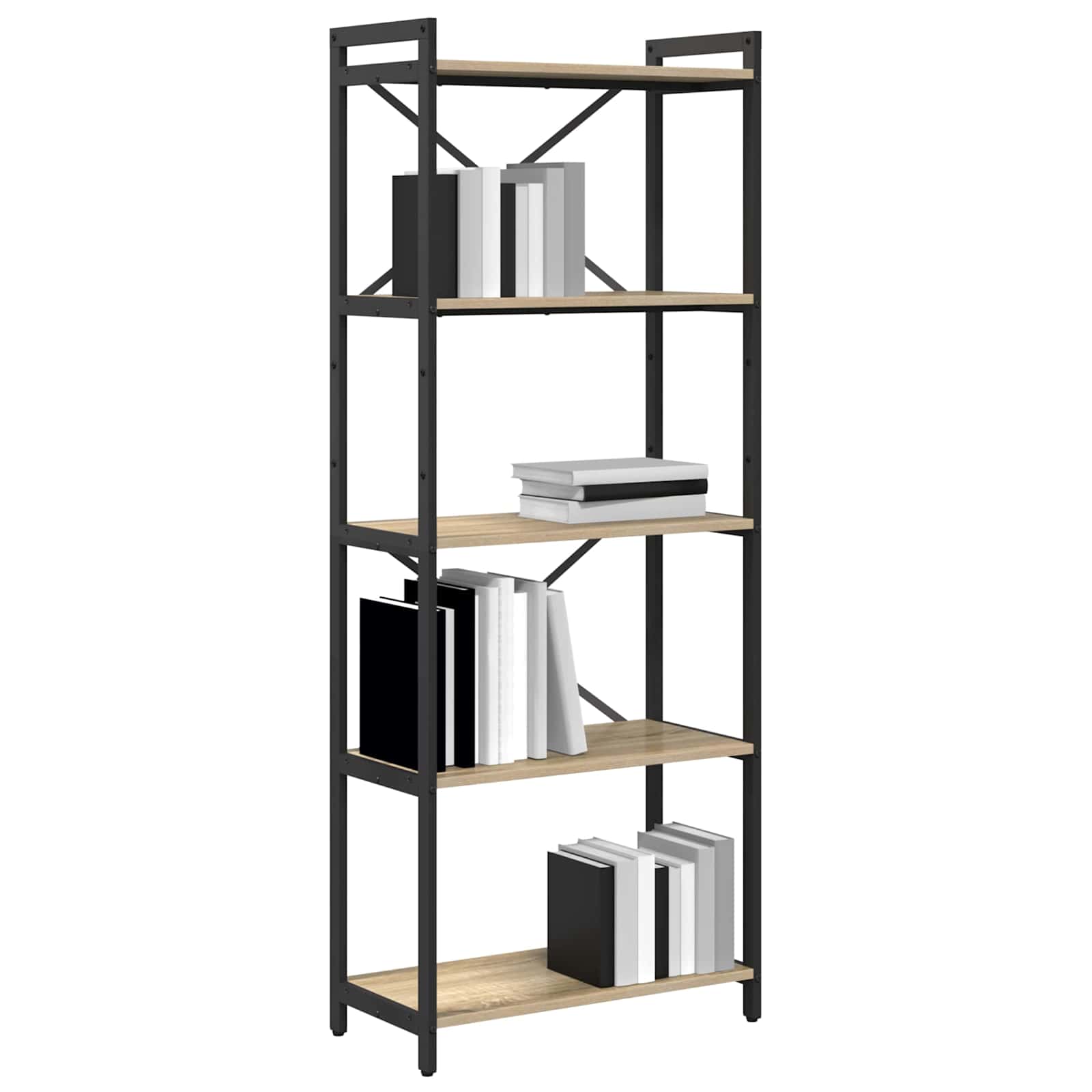 Libreria Rovere Sonoma 60 x 30 x 155 cm Legno multistrato | homemem39