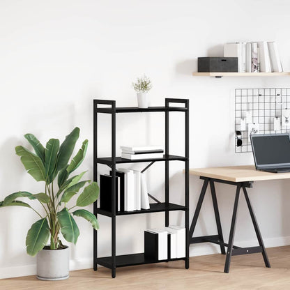 Libreria Rovere nero 60 x 30 x 118 cm Legno multistrato