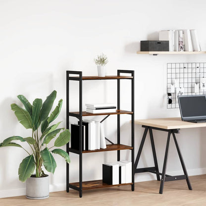 Libreria Rovere fumo 60 x 30 x 118 cm Legno multistrato