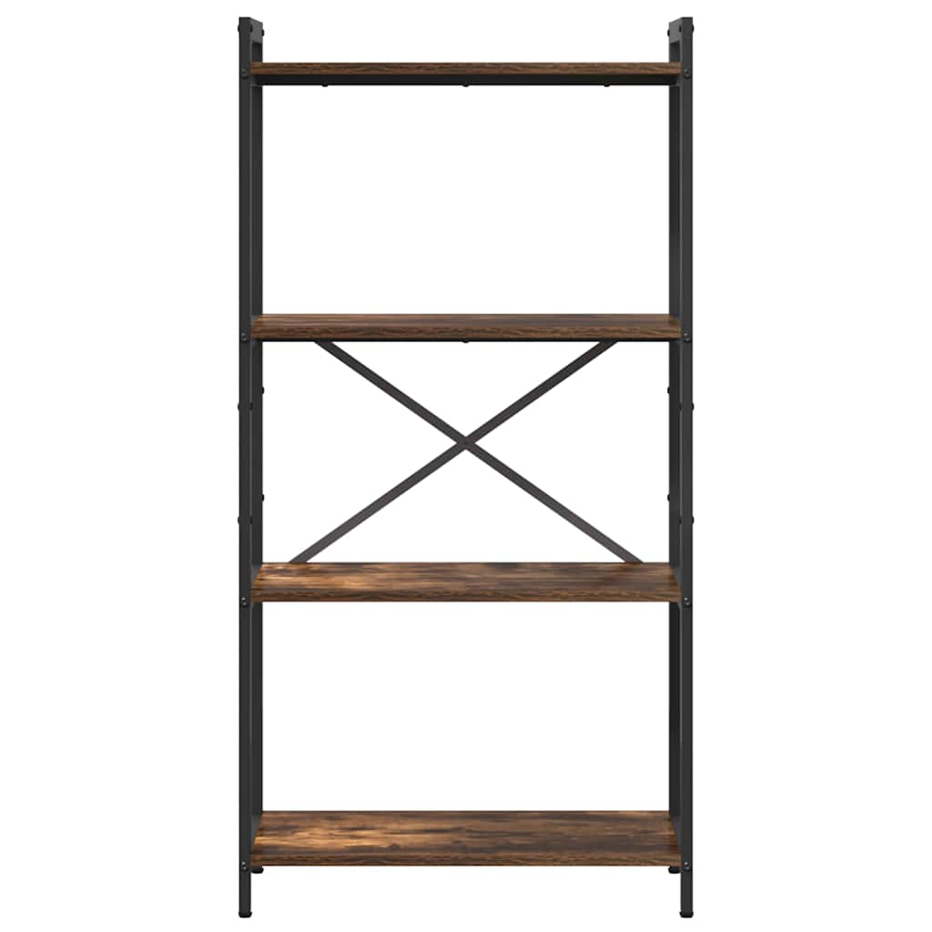 Libreria Rovere fumo 60 x 30 x 118 cm Legno multistrato