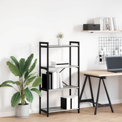 Libreria Grigio sonoma 60 x 30 x 118 cm Legno multistrato